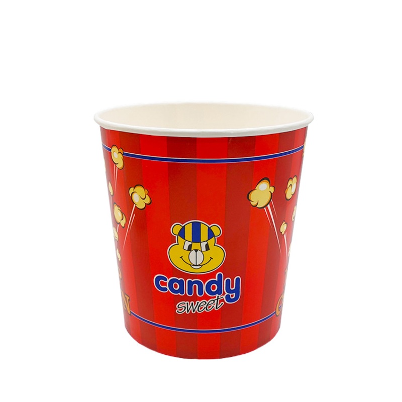 Wholesale Factory Directly Custom Logo Printed Popcorn Buckets_Paper Food Buckets/Cups for Popcorn – Paper Popcorn Cup and Popcorn Containers price