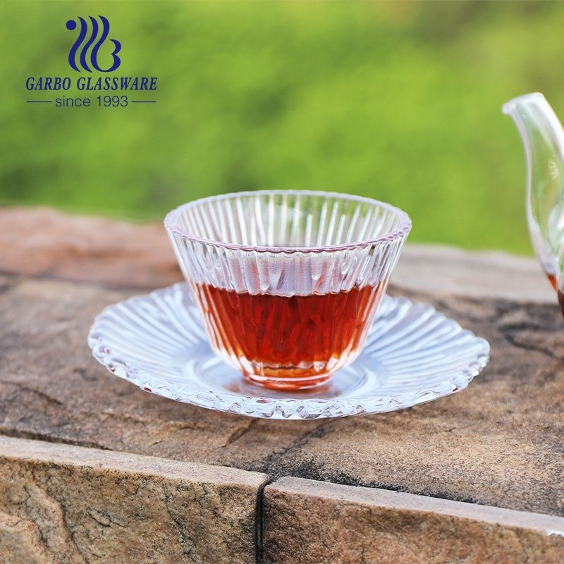 Wholesale Glass Drinking Set Tea Cup and Saucer ODM/OEM Service Available – Glass Cup and Glass Tea Cup price