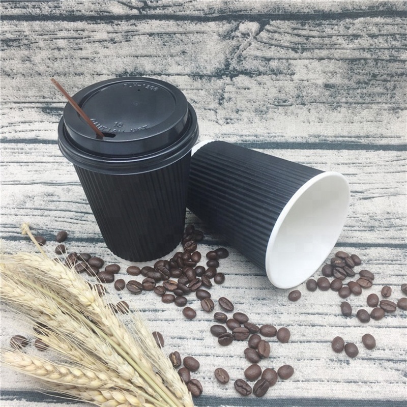 10oz Noble Ripple Wall Insulated Hot Coffee Paper Tea Cup – Disposable Paper Export Cup and Paper Export Cup price