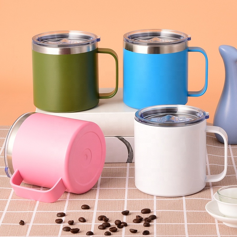 14oz 420ml Hot Selling BPA Free Trends Stainless Steel Special Creative Unique Mugs with Handle – Unique Mugs with Handle and Special Creative Mugs price