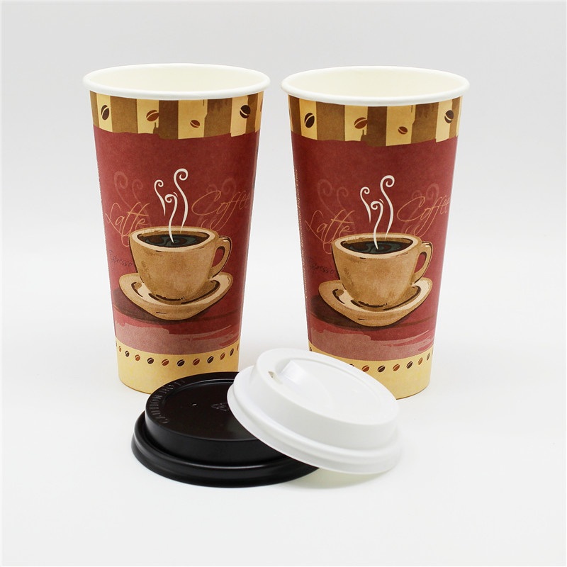 16oz Coffee Cups with Lids – Tea Cup and Disposable Tableware price