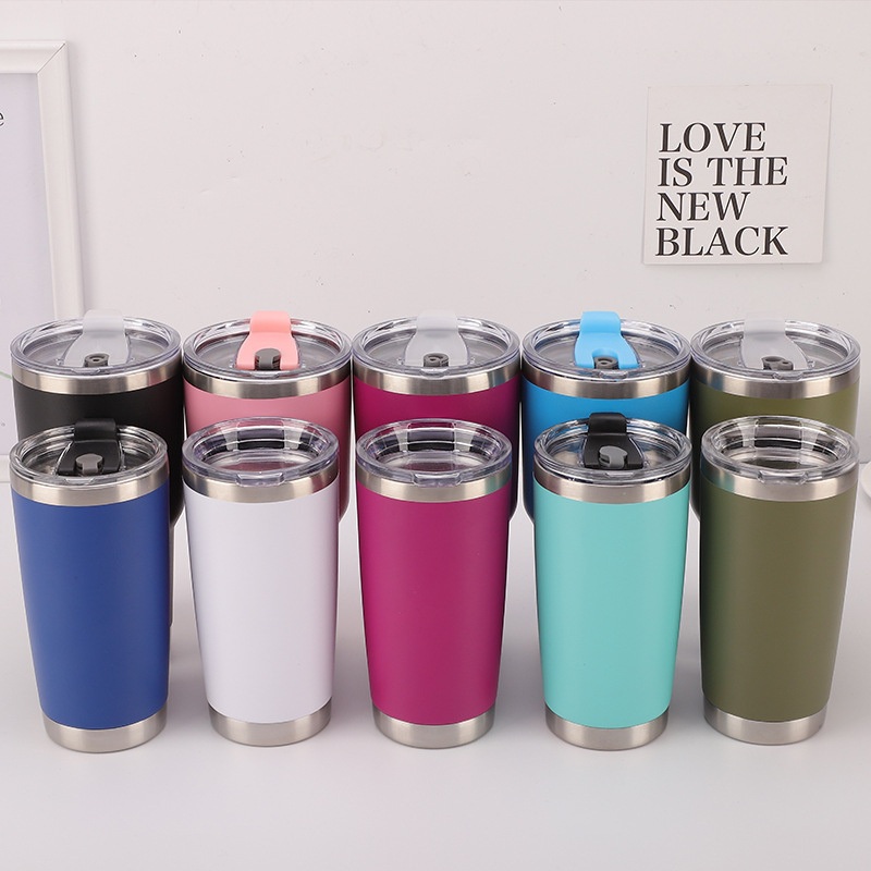 20oz Stainless Steel Thermos Insulated Mug Vacuum Beer Coffee Cup Tumbler Water Bottle – Vacuum Cup and Coffee Cup price