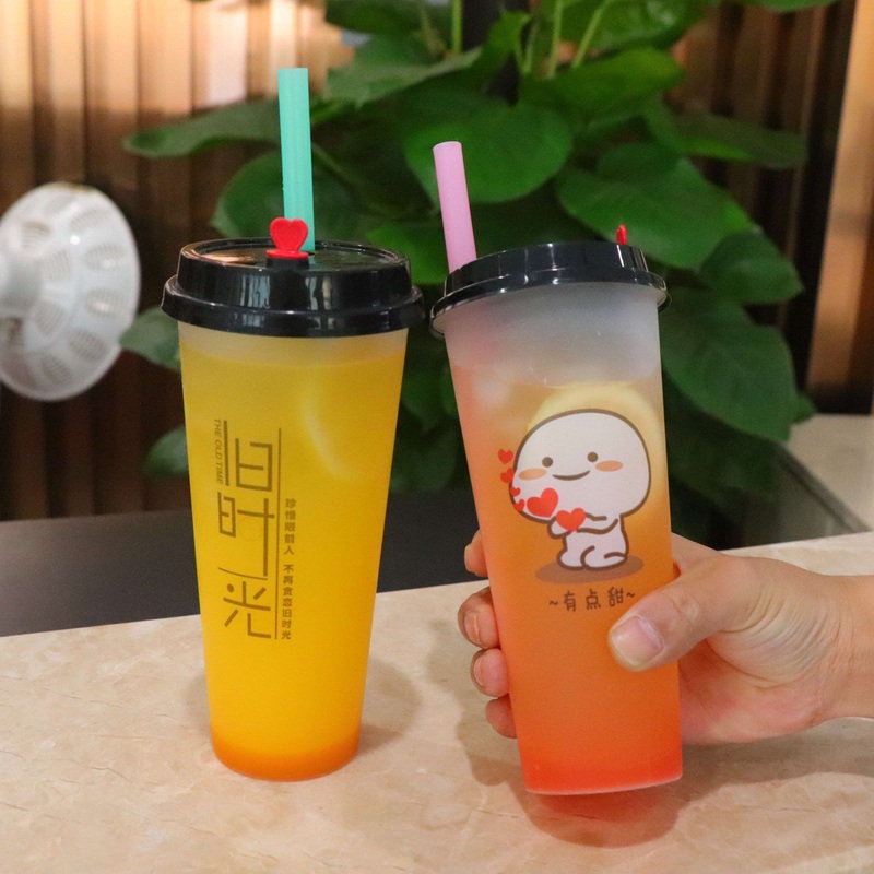 400ml 500ml Factory Manufacture Disposable PP Cup with Lid Restaurant – Plastic Cup and Cup price