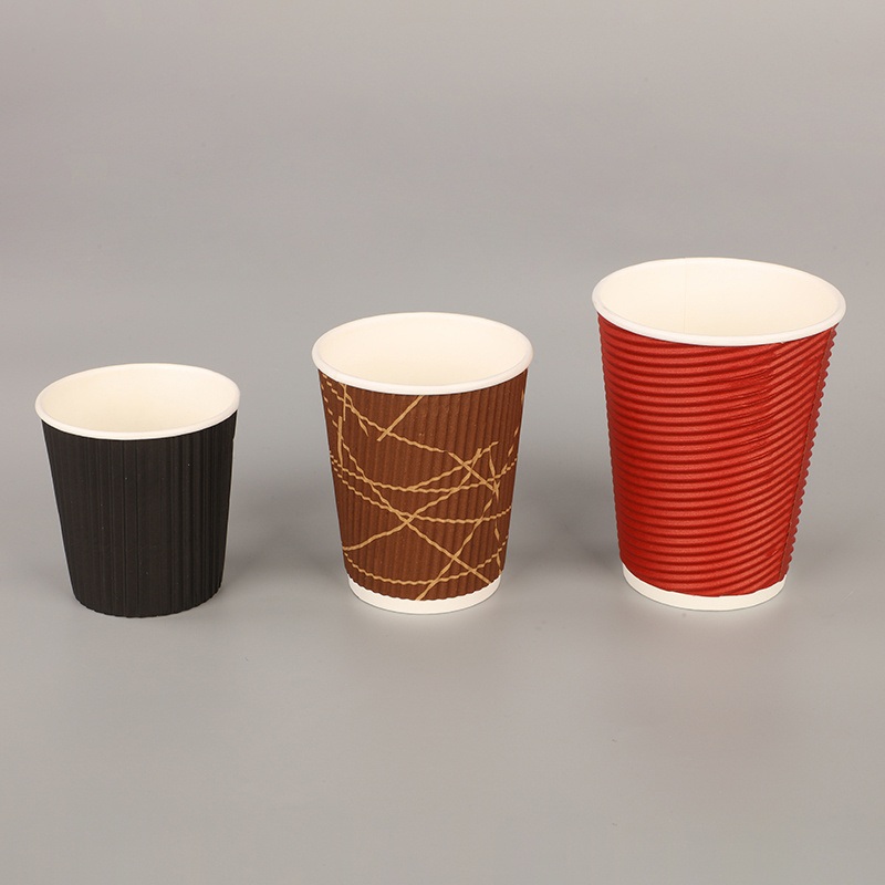 6/8/1012 Oz Coffee Ripple Wall Paper Cup Insulated Coffee Cup – Ripple Paper Cup and Disposable Paper Cup price