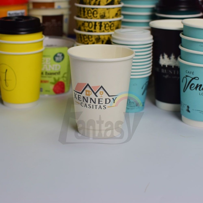 Bio-Degradable Custom Logo Yogurt Bubble Tea Mineral Water Double Wall Paper Cup – Mineral Water Cup and Bio-Degradable Cup price