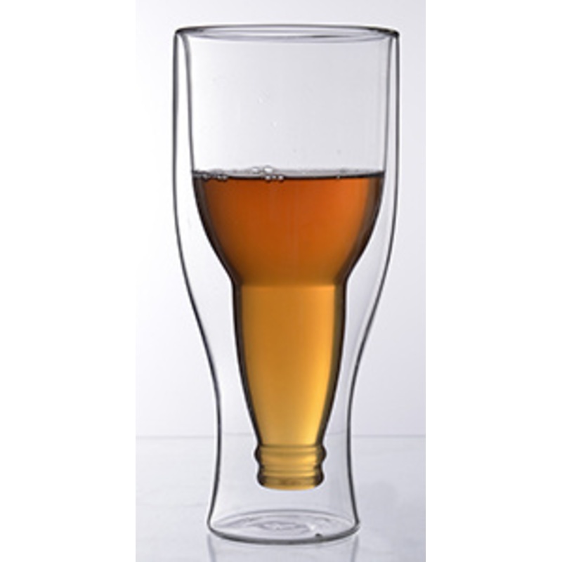 High Borosilicate Glass Double-Layer Beer Mug Just Pull The Beer Mug – Glass Wine Cup and Red Wine Cup price