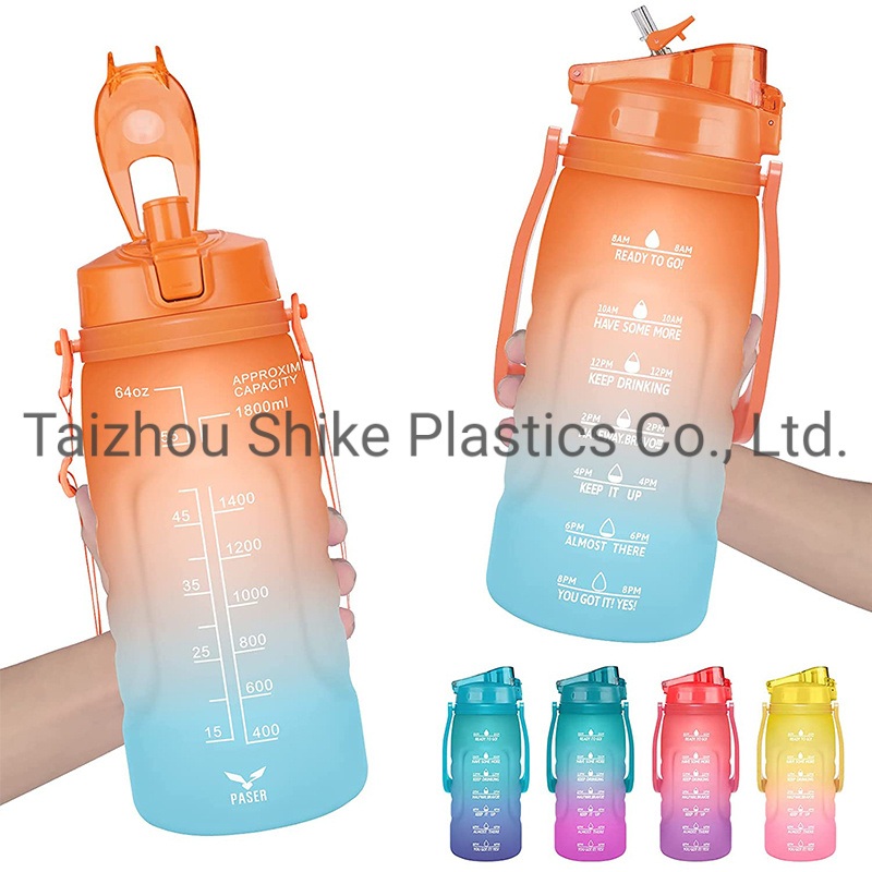 Large Half Gallon 64oz Motivational Time Marker Water Bottle for Fitness and Outdoor Sports – Water Bottles and Sports Water Bottle price
