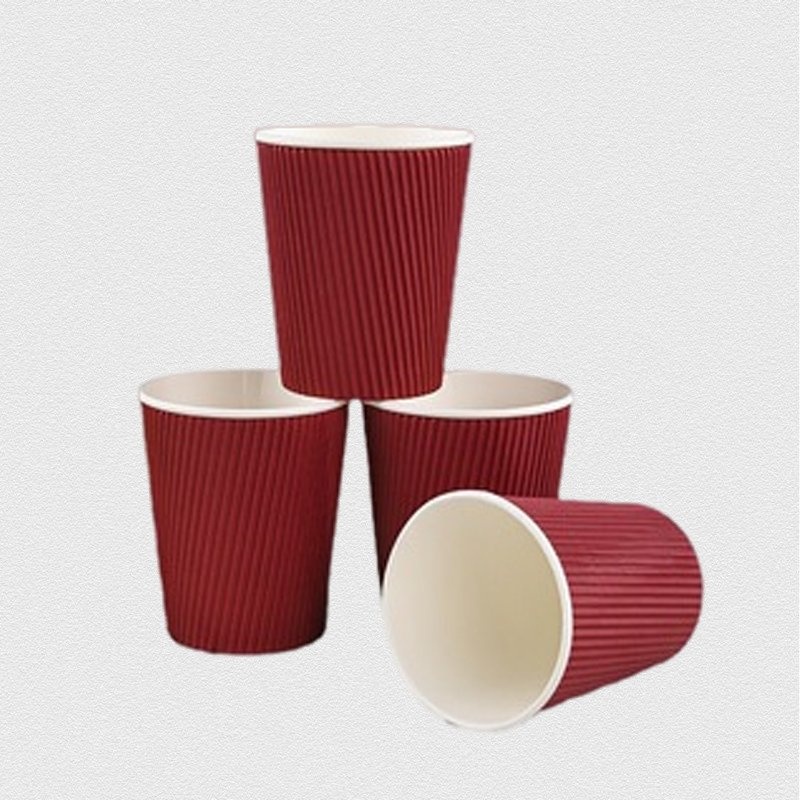 Ripple Wall Coffee Paper Cup Disposable Take Away Hot Bubble Tea Cup – Paper Cup and Ripple Wall Paper Cup price
