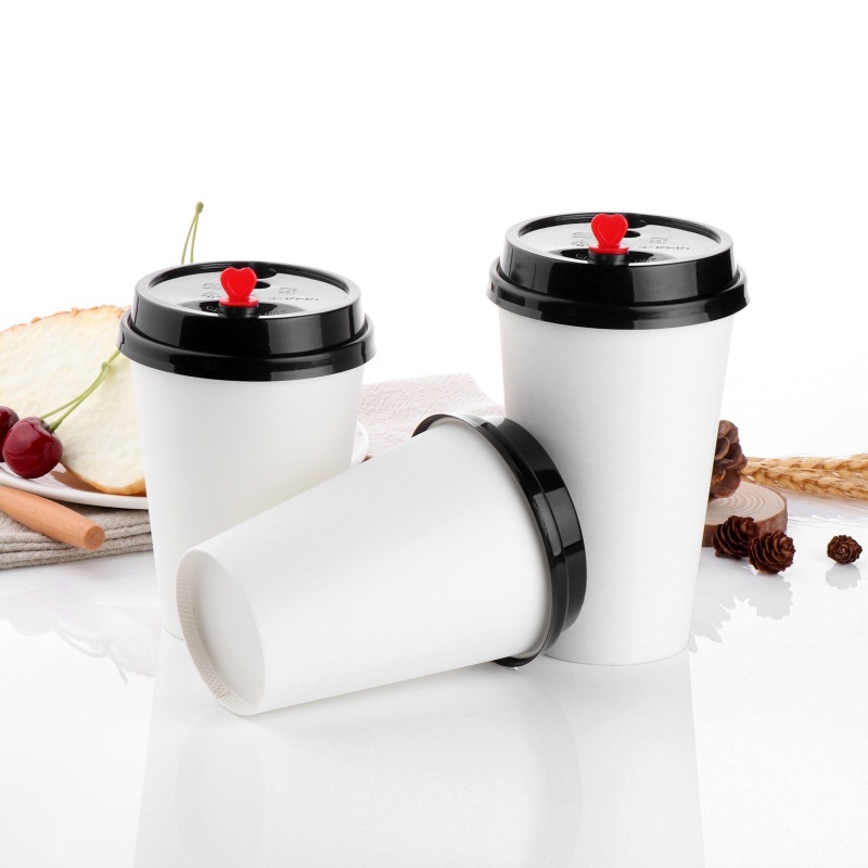 Single Wall 16oz Coffee Paper Cup Custom Disposable Drinking Paper Drink Cup – Cup and Paper Cup price