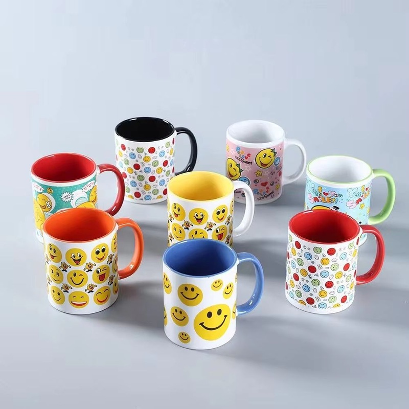Sublimation Ceramic Mug, Coffee Mug, Colored Handle and Inside, Custom Logo Timeless – Mug and Ceramic Mug price