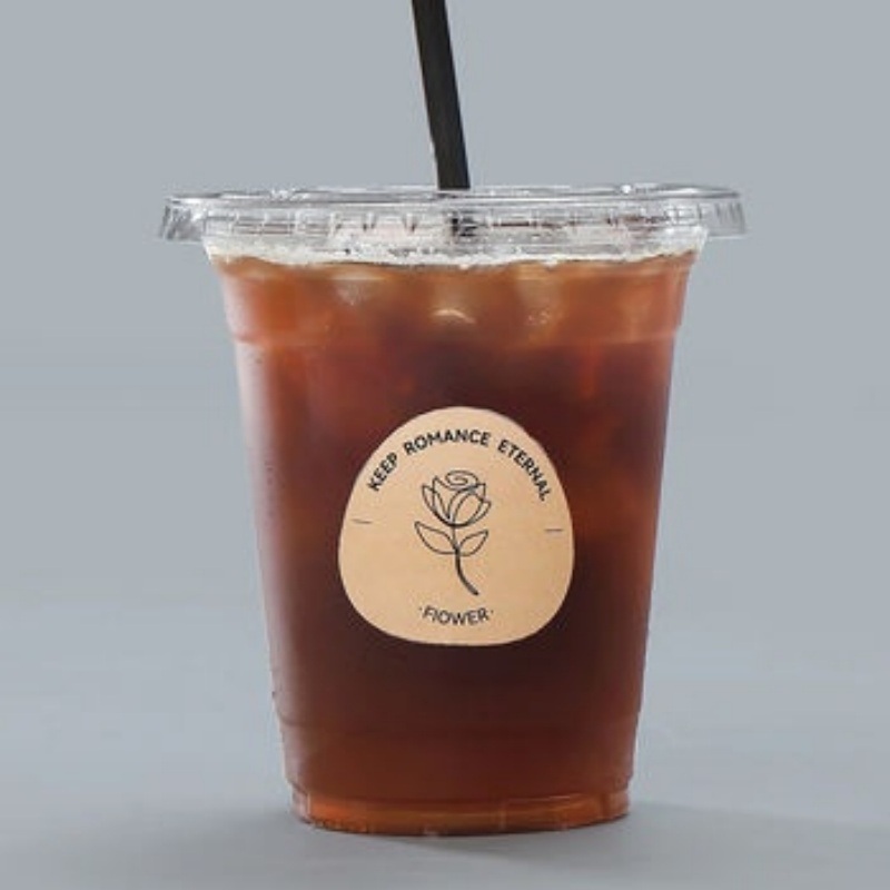 Transparent Coffee PS Material Cup with Dome Lid for Takeaway – Pet Cups and Plastic Cups price
