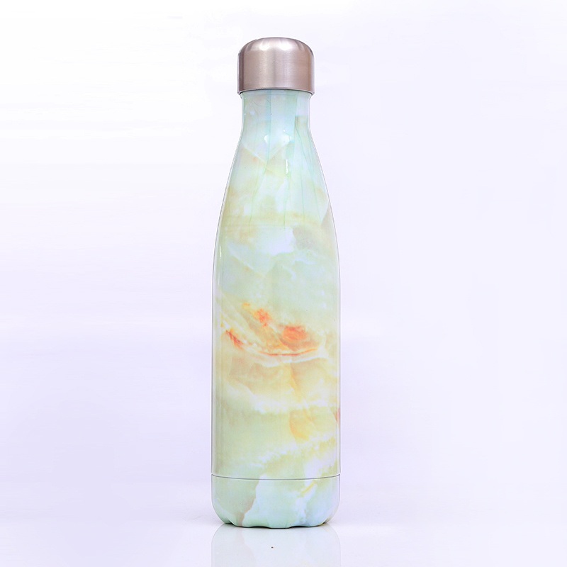 17oz Wholesale Marble Pattern Stainless Steel Cola Water Bottle with Custom Silk Screen Logo – Sports Bottle and Thermos Flask price