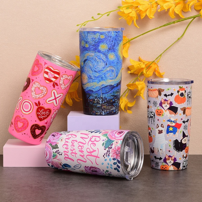 20oz 600ml Bike Cold Colorful Storage Coffee Hot Basic Ice Coffee Stainless Steel Mugs with Lid – Ice Coffee Mugs and Coffee Hot Basi Mugs price