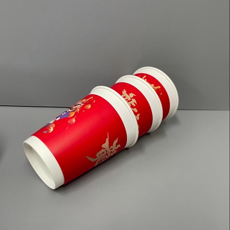 Biodegradable Eco-Friendly Disposable Kraft Food Grade Double Wall Coffee Paper Cup with Lids – Double Wall Coffee Paper Cup and Disposable Kraft Coffee Paper Cup price