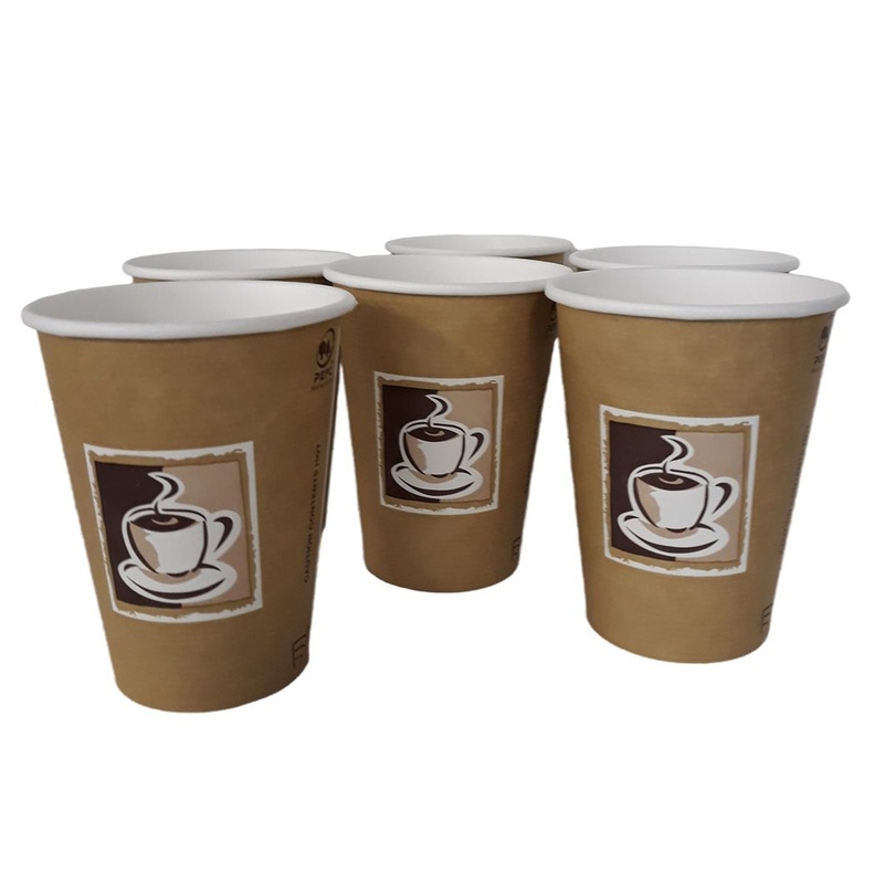 Hot Sell Custom Logo Eco-Friendly Recycled Kraft Paper Disposable Hot Coffee Cup – Hot Coffee Cup and Paper Cup price