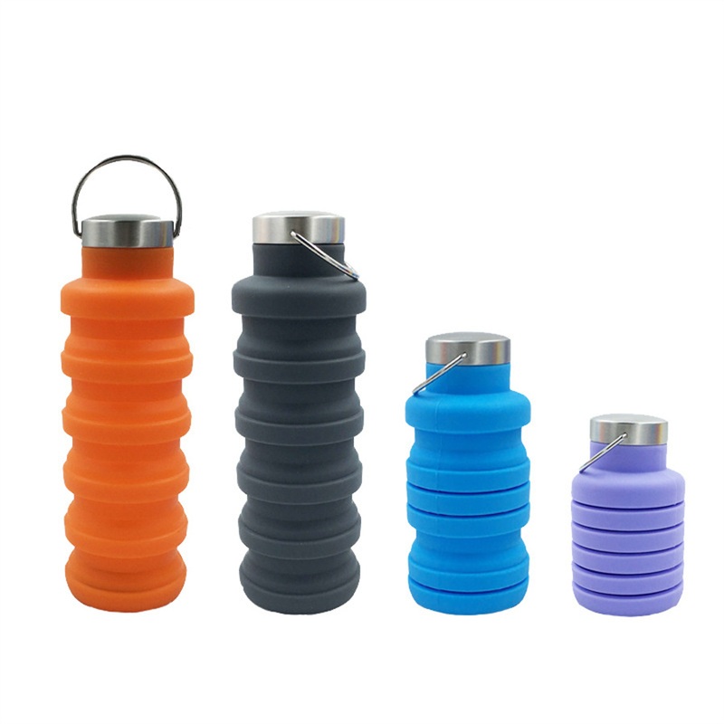 Leakproof Collapsible Water Drink Bottle Outdoor Camping Silicone Foldable Water Bottle – Water Bottle and Silicone Water Bottle price