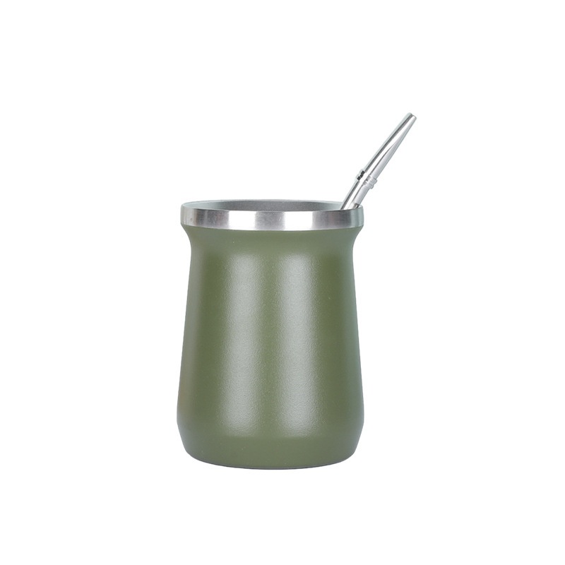 Wholesale Custom Double Wall Stainless Steel South America Argentina 8oz Yerba Mate Tea Cup with Bombilla Straw – New Arrival Tumbler and 14oz Double-Walled Tumbler price