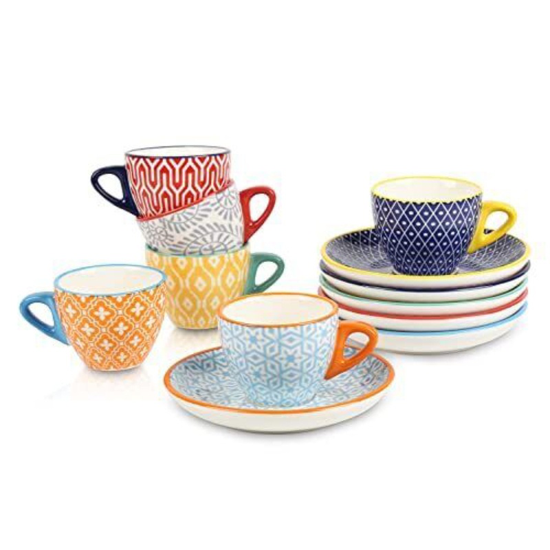 2.8 Oz Assorted Colors Ceramic Espresso Cups, Small Expresso Coffee Cup Set – Mug and Ceramic Cup price