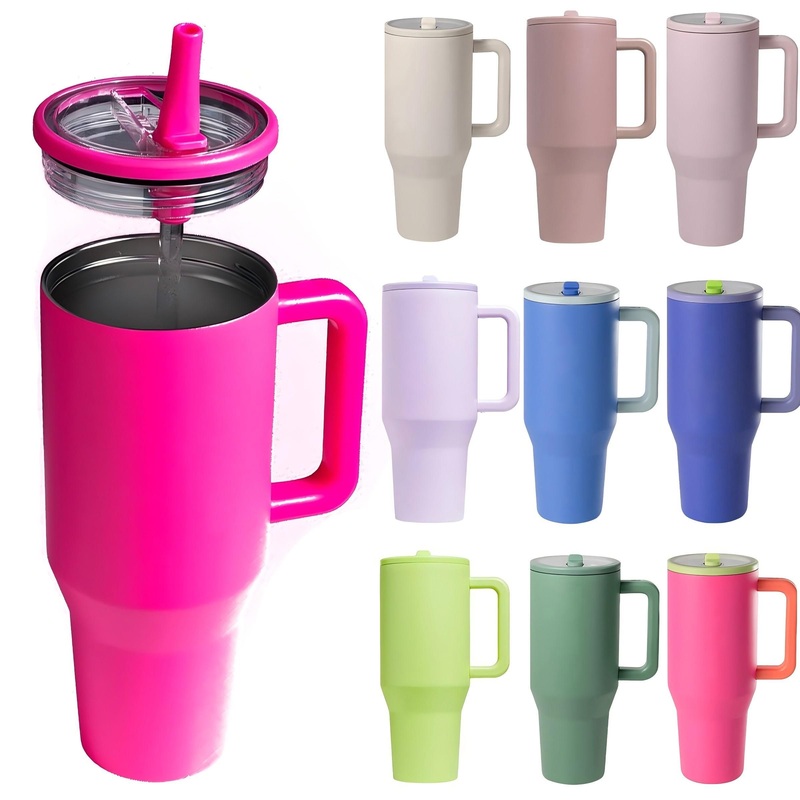 40oz Vacuum Tumblers Stainless Steel Travel Mugs Portable Modern Tumbler Water Bottle Thermos Vacuum Flask with Lid and Handle and Straw – Vacuum Flask and Thermos Flask price