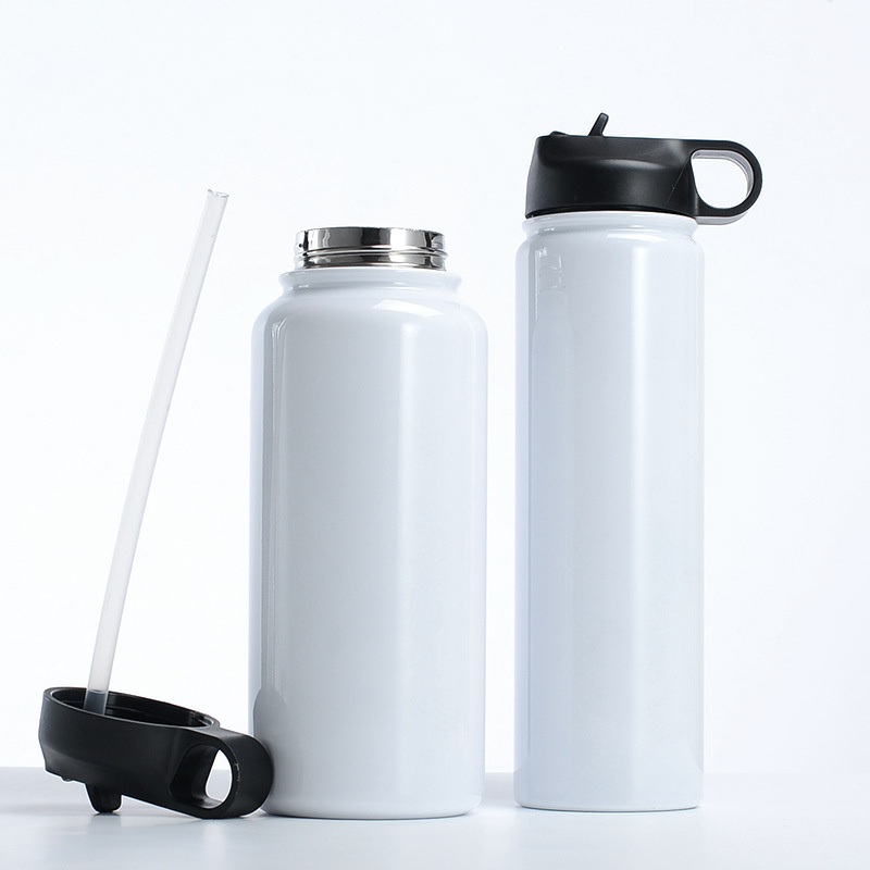 Custom Label Promotion 750ml Portable Thermal Insulated Stainless Steel Sublimation Tumbler Water Bottle with Straw – Water Bottle and Vacuum Flask price