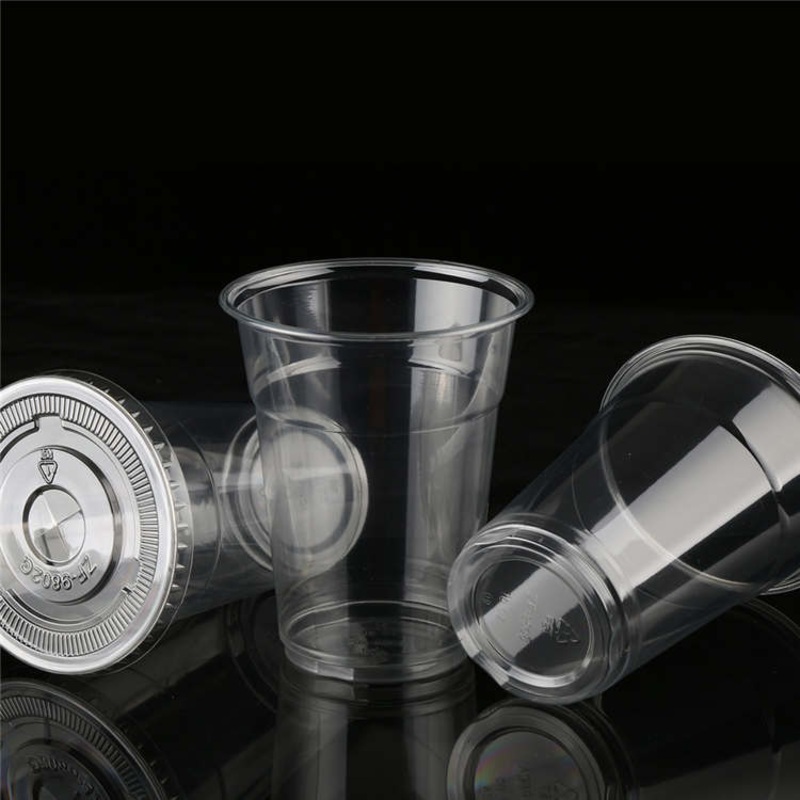 Customize Logo Cold Drink Coffee Cup Transparent PLA Cup – Biodegradable Disposable and Transparent PLA Cup price