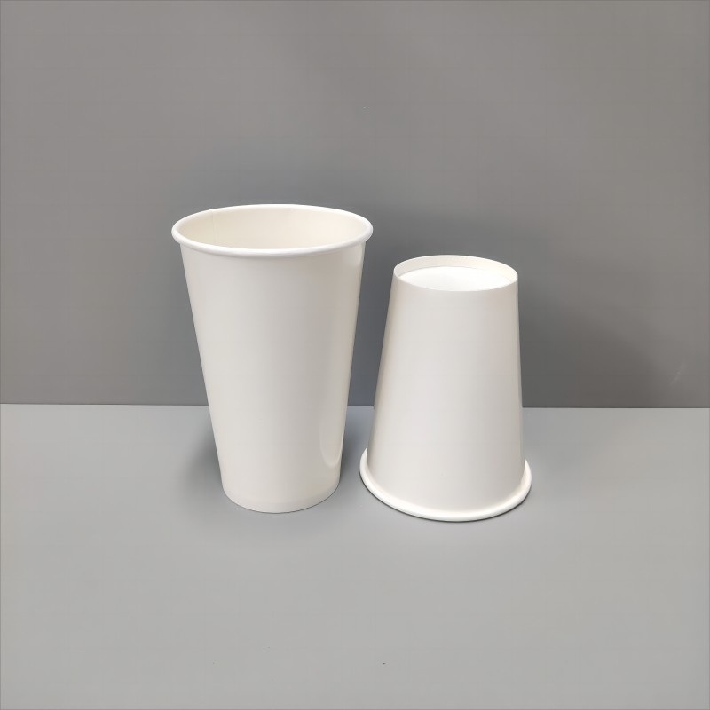 Customized Design Logo 9oz 10oz 12oz Double PE Coated Milkshake Cold Drink Disposable Paper Cup – Disposable Paper Cup and Double PE Coated Paper Cup price