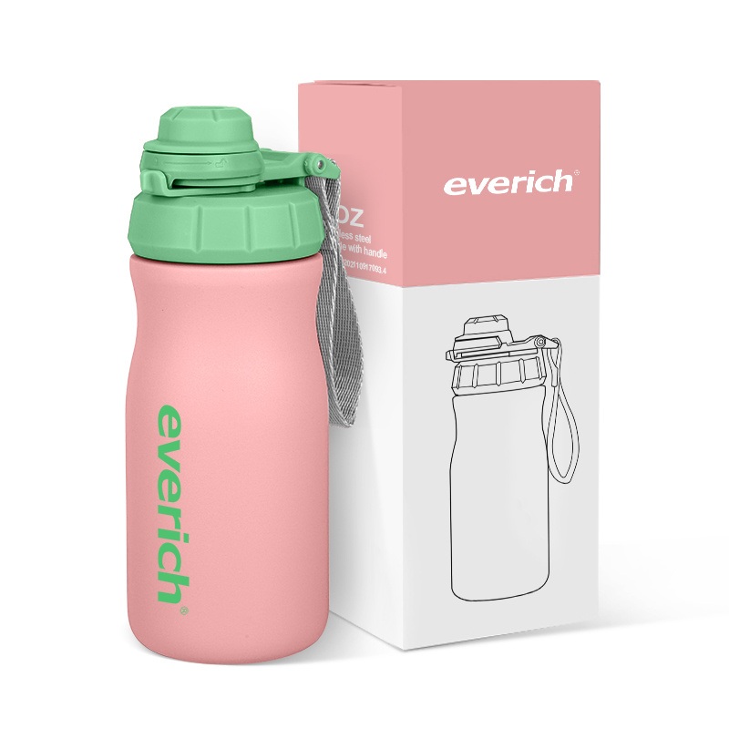 Factory Price Good Quality 14oz Kids Double-Wall Insulation Water Bottle with One Hand Use Lock Lid and Customizable Surface & Color & Logo – Stainless Steel Water Bottle and Kids Water Bottle price