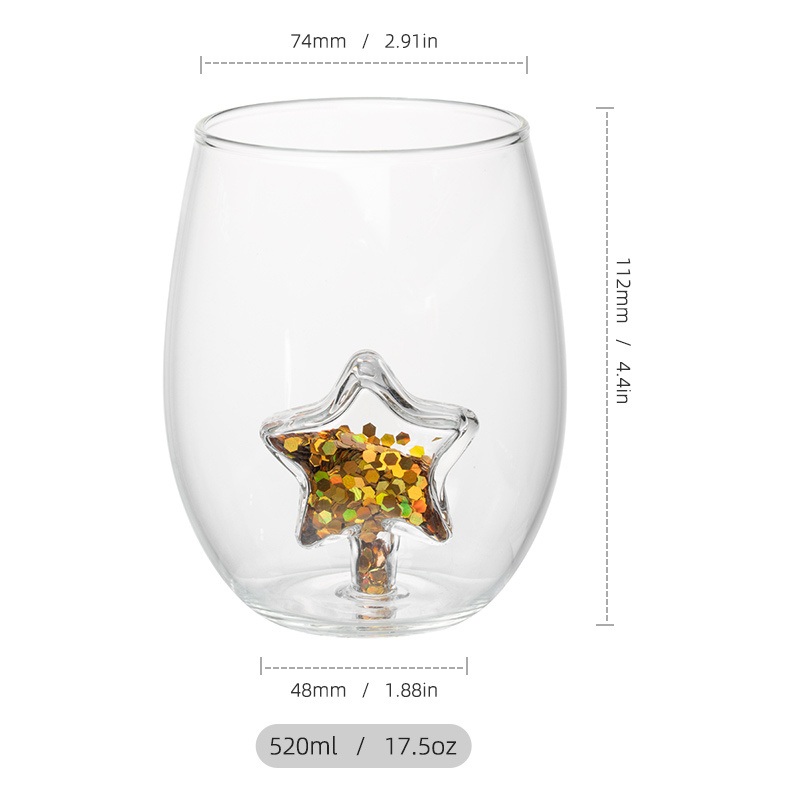 High Borosilicate Christmas Gift Glass Cup with Festival Pattern – Glass Cup and Glass Mug price