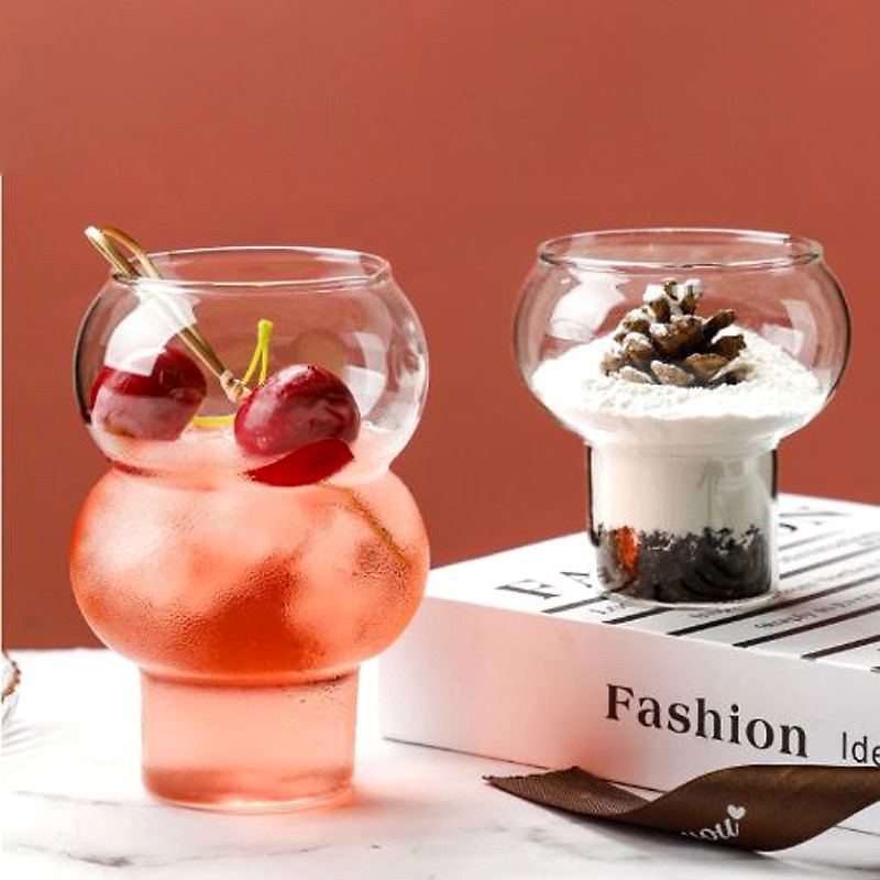Transparent Coffee Cup Single Layer Tea Water Cups with Creative Design New Office Drinkware Glass Iced Cups – Glass Cup and Cappuccino Glass Cup price