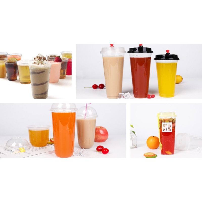 Transparent Plastic Cup with Cover – Plastic Cup and Drinking Cup price