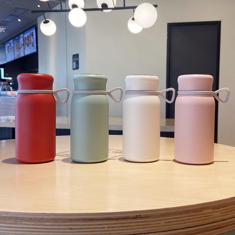 10oz Portable Temperature Smart Water Bottle Stainless Steel Double Walled Insulated Hand Warmer Hot and Cold Water Bottle – Vacuum Flasks & Thermoses and Bottle Water price