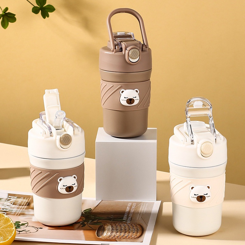 Cartoon Large Capacity Portable Straw Insulated Cup – Vacuum Flask and Vacuum Cup price