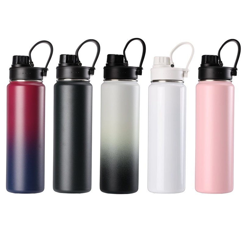 Custom Logo Color Powder Coated Sublimation Water Bottle with Straw Lid 12oz – 64oz – Custom Logo Water Bottle and Custom Sublimation Bottle price
