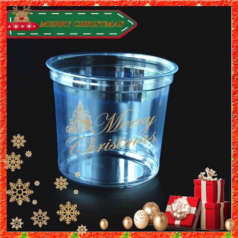 Factory Price Christmas Party Disposable Tableware 24oz Big Crystal Plastic Cup – Deli Cup and Food Container price
