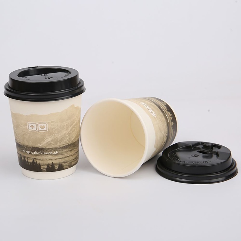 Hot Offset Printing Cup with Lids Disposable Cups Double Wall Paper – Paper Cup and Double Wall Paper Cup price
