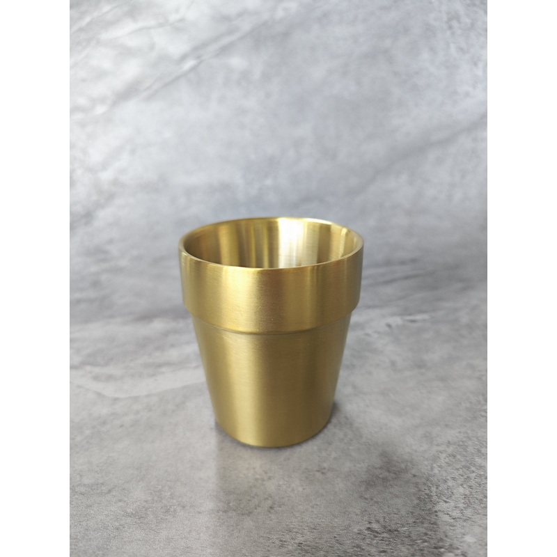 Korean Bulgogi Restaurant Cold Drinks Water Cola Serving Cup 304 Stainless Steel Gold 260ml Cup – Stainless Steel Cup and Stainless Steel Round Cup price