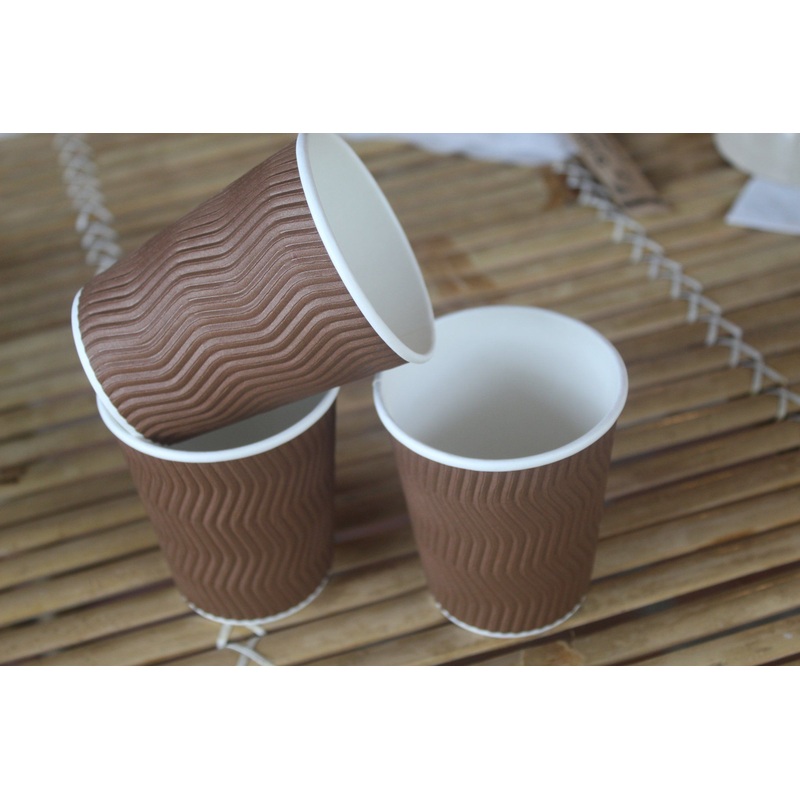 Kraft Paper Disposable Corrugated Coffee Cup – Disposable Paper Export Cup and Ripple Paepr Cup price