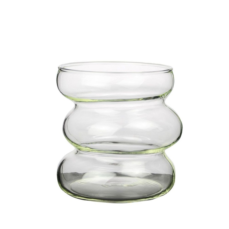 New High-Borosilicate Glass Irregular Caterpillar Milk/Coffee Cup Appearance Transparent Single Layer Cup – Glass Wine Cup and Red Wine Cup price