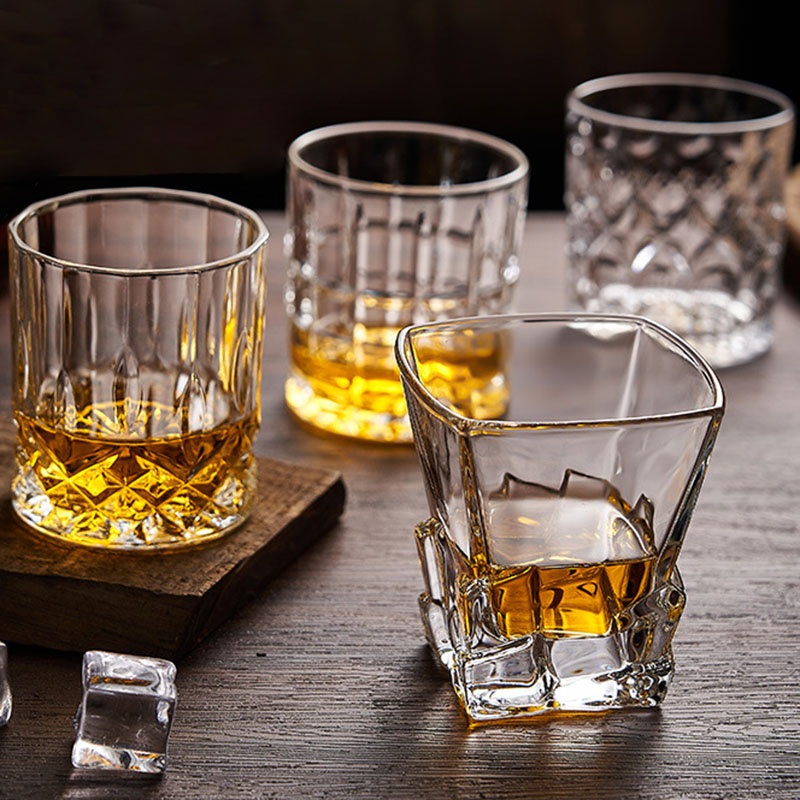 Various Styles Whisky Glass Cup Bar KTV Beer Mug Crystal Glass Wine Cup – Glass Bottle and Water Cup price