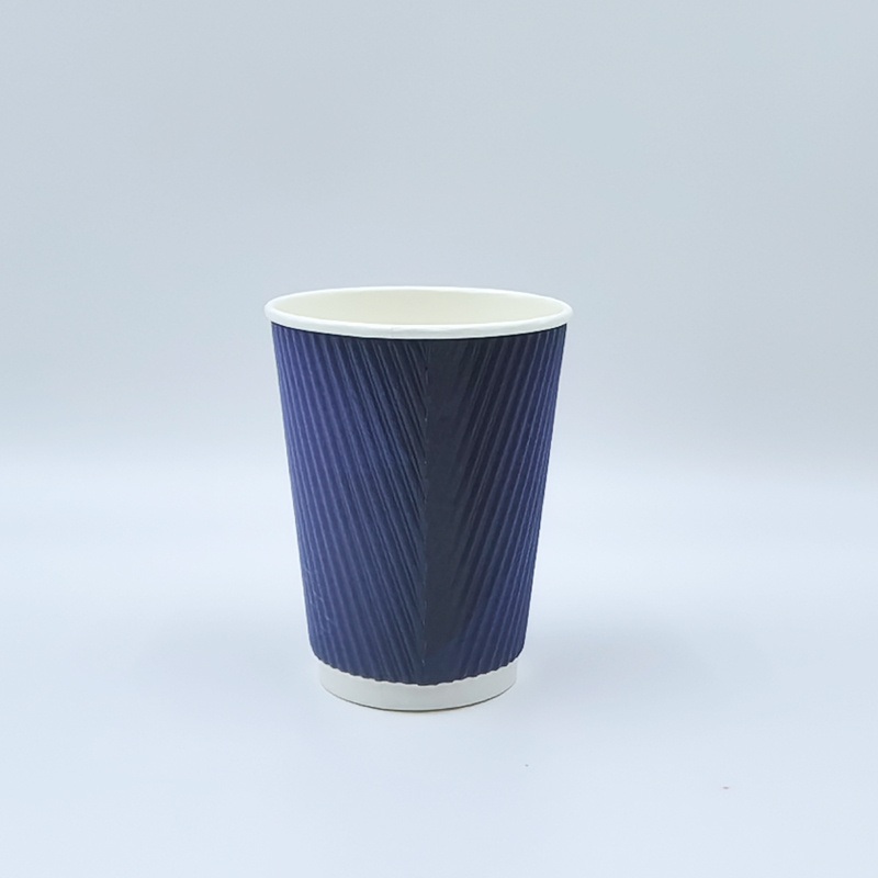 Wm149 PLA Coated 12oz Eco Friendly Disposable Ripple Wall Customized Coffee Paper Cups – Cup and Paper Cup price