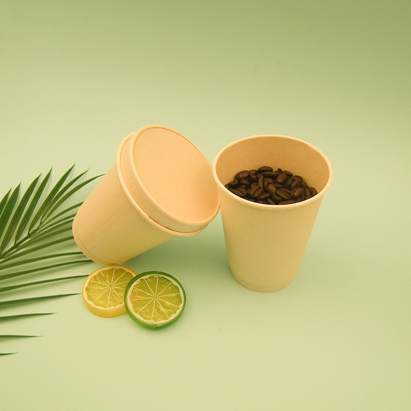 Wm589 Water-Based 8oz Cheap Thickened Disposable Paper Milk Tea Coffee Cup Hot and Cold Drink Takeaway Double Wall Paper Cup – Hot Cup and Paper Cup price