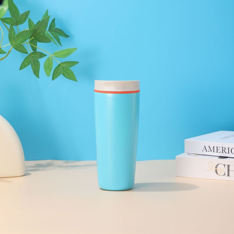 12oz/20oz Custom Logo Stainless Steel Office Coffee Mug Personalized Thermo Cup Vacuum Flask Water Bottle Tumbler with Button Lid – Custom Logo Tumbler and Stainless Steel Tumbler price