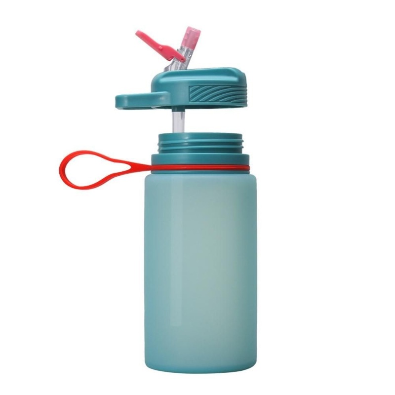 Drinking Sports Bottle Portable Silicone Water Bottle with Straw Folding Bl21147 – Collapsible Water Bottle and Sports Bottle price