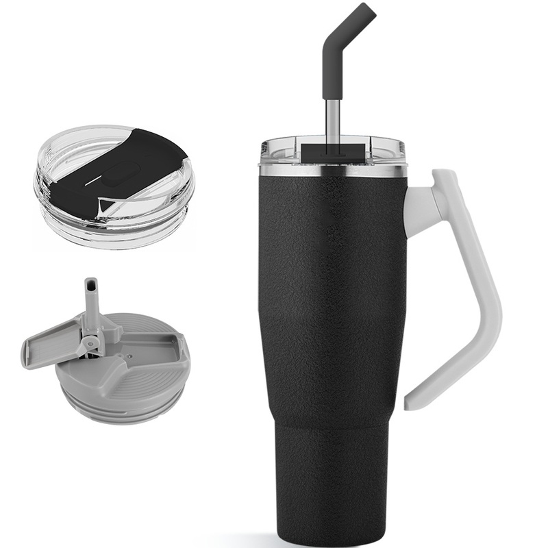 Eco-Friendly Wholesale Customizable Logo Pattern Stainless Steel Tumbler with New Handle – Tumbler and Handle Tumbler price