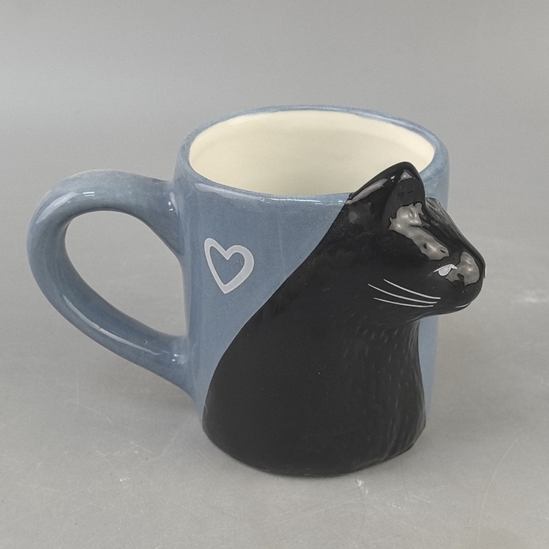 Factory Couples Ceramic 3D Cartoon Cat Cup – Cat Cup and Ceramic Cup price
