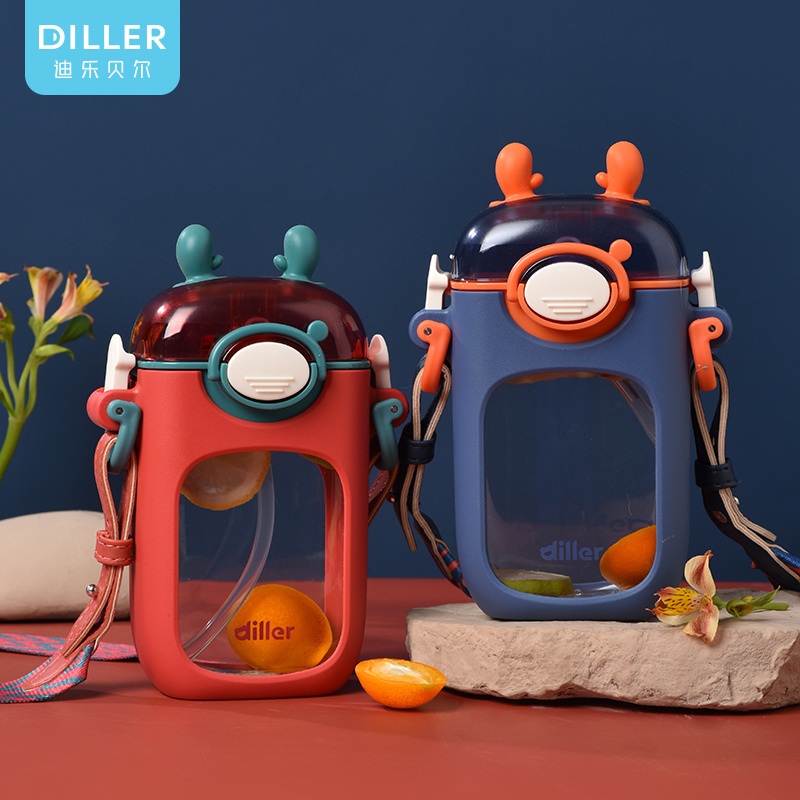Kids Cute Creative Portable Tritan BPA Free Leak-Proof Water Bottle with Strap – Kids Water Bottle and Water Bottle with Strap price
