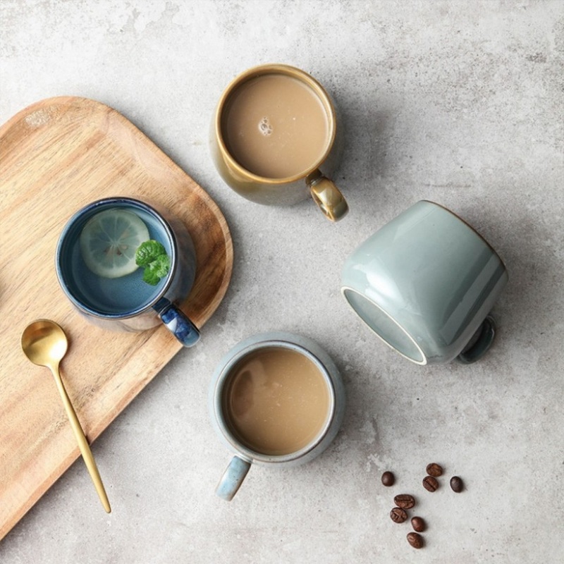 Mugs General Purpose Drinking Cups Home Office Ceramic Cups Coffee Milk Tea Cups Mugs for Coffee Shop – Ceramic Mug and Mugs Ceramic price