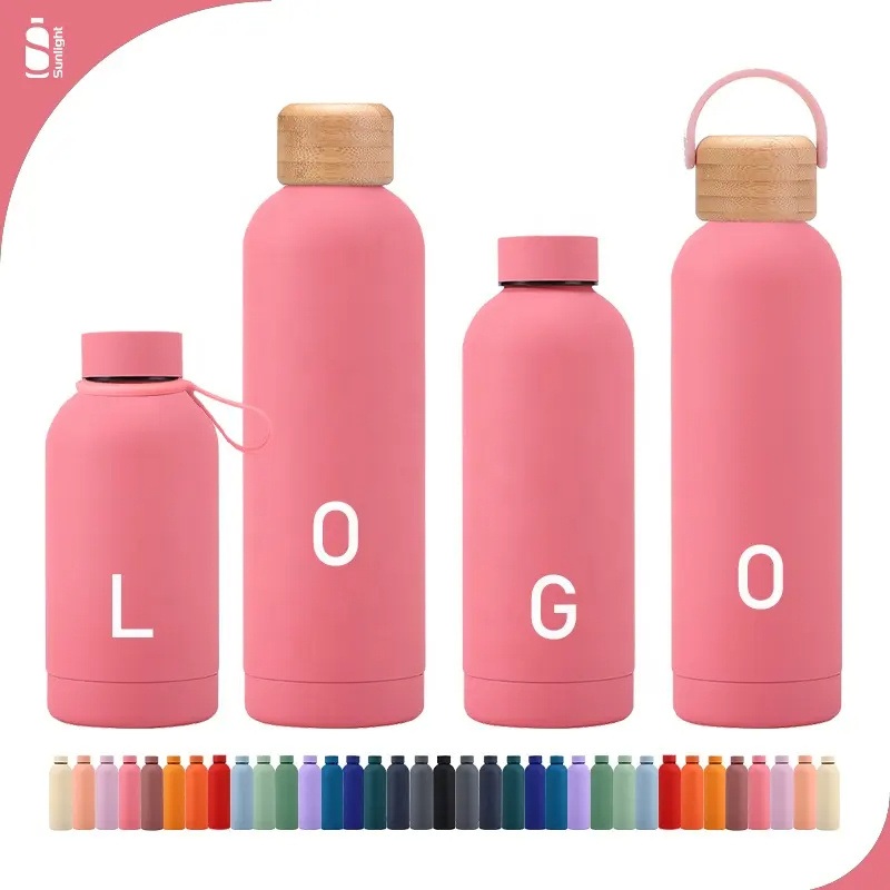 Pink Stainless Steel Custom Logo Water Bottle – Water Bottle and Sprot Water Bottle price