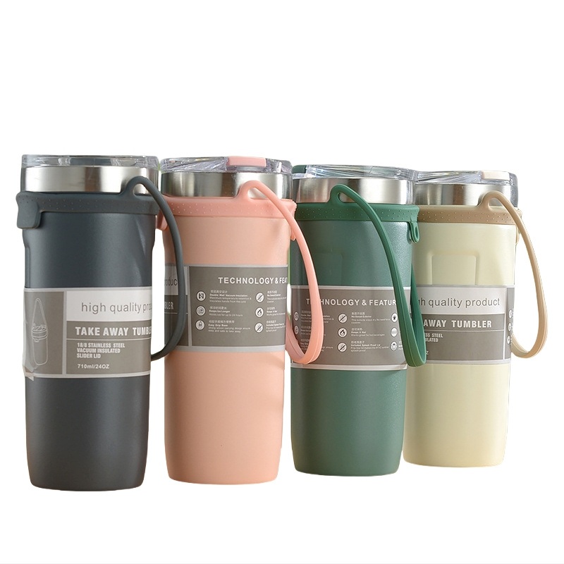 Portable Stainless Steel Vacuum Tumbler Cups Insulated Travel Coffee Mug Car Cup – Car Cup and 710ml Car Cup price