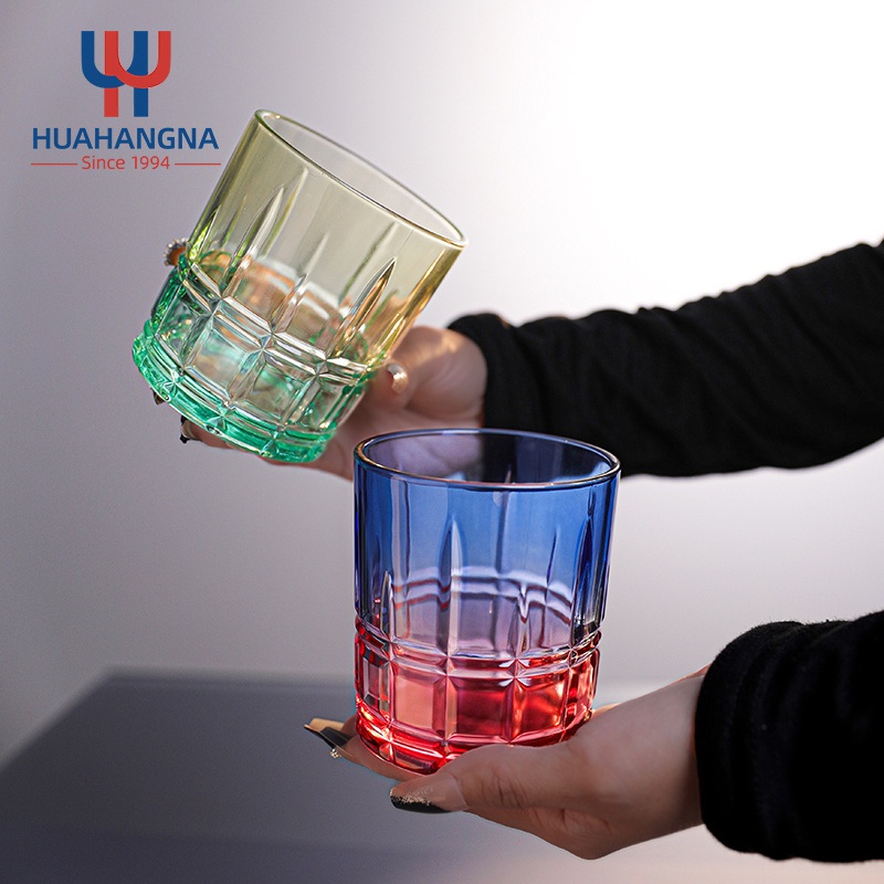 Wholesale Crystal Shot Glasses Wine Cups Colored Drinkware Glass Crystal Wine Mug Fashioned Rock Whisky Glass Cups – Whisky Glass and Rock Whisky Glass price
